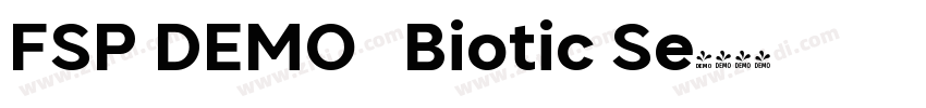 FSP DEMO   Biotic Se字体转换